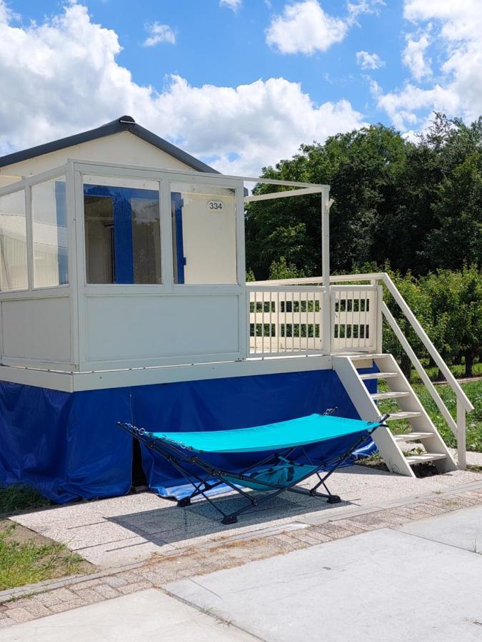 Voormalig Strandhuisje In Boomgaard In Hengstdijk Villa Eksteriør bilde